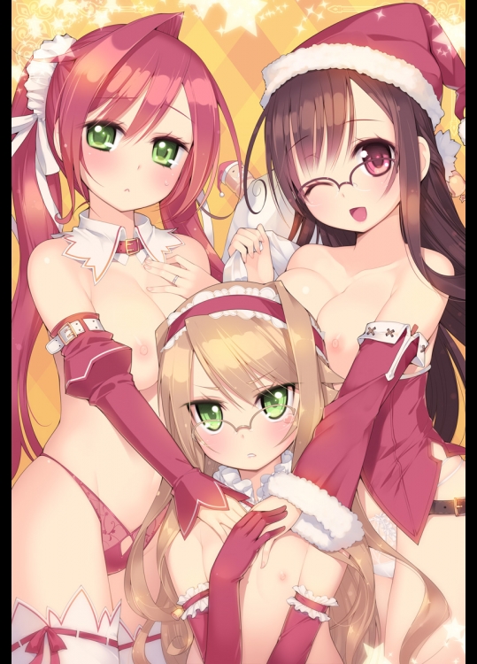 サンタさんコスプレの二次エロ画像その1