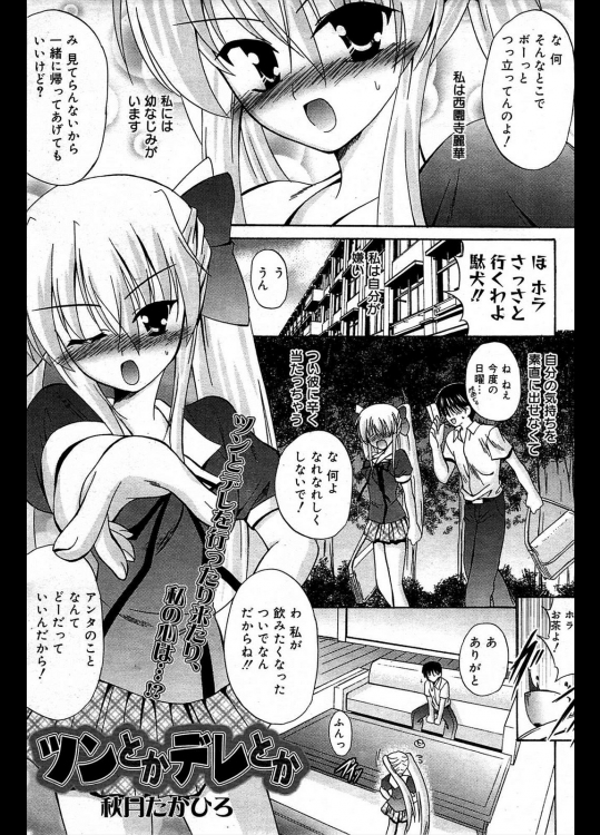 [秋月たかひろ] ツンとかデレとか