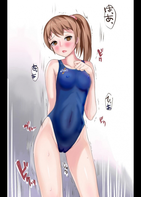 デカ尻で巨乳の子が競泳水着着るとこんなにもエロい8