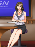 人妻キャスター 堕胎凌辱